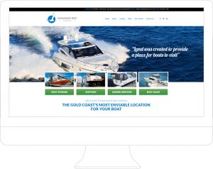 Website design - Runaway Bay Marina